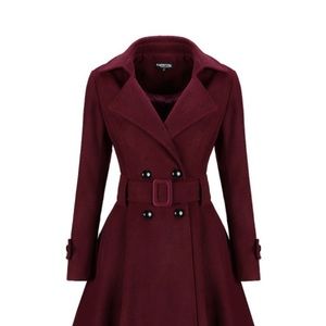 Burgundy Coat